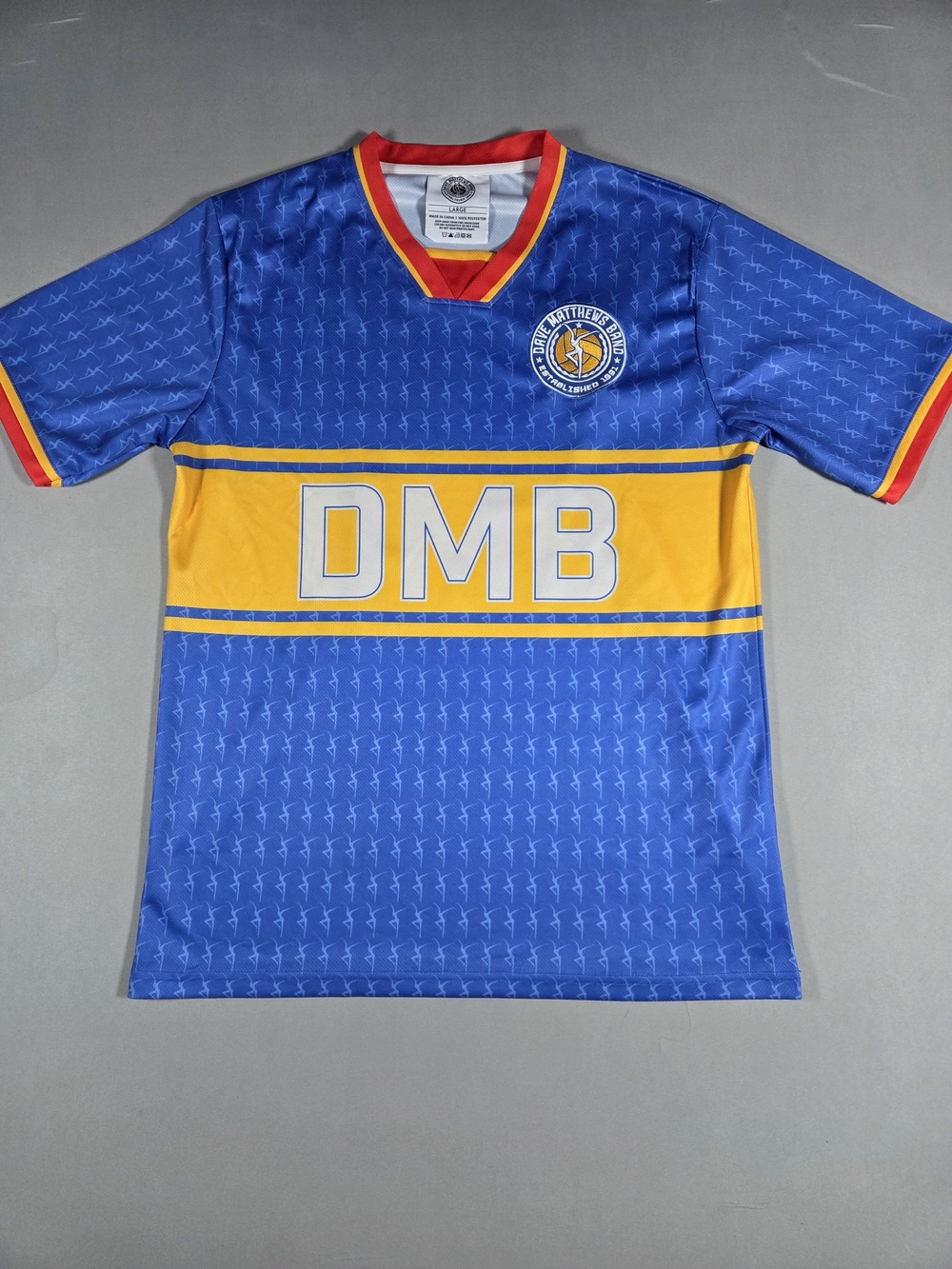 Dave Matthews Band 2023 Carter Beaford Soccer Jersey Size Large